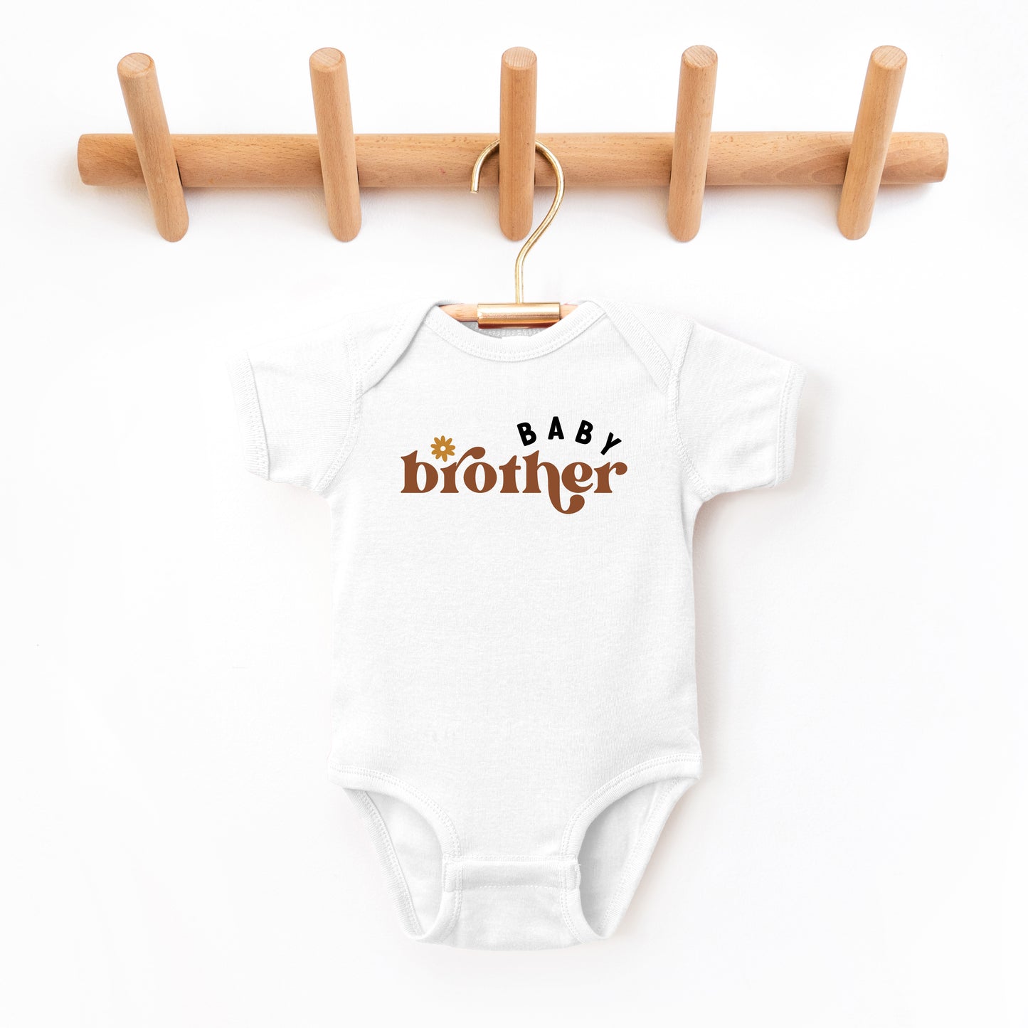 Boho Baby Brother | Baby Graphic Short Sleeve Onesie