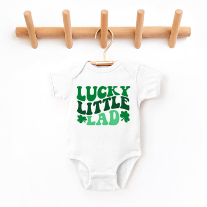 Lucky Little Lad | Baby Graphic Short Sleeve Onesie