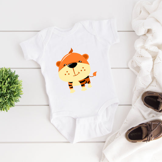 Tiger Colorful | Baby Graphic Short Sleeve Onesie