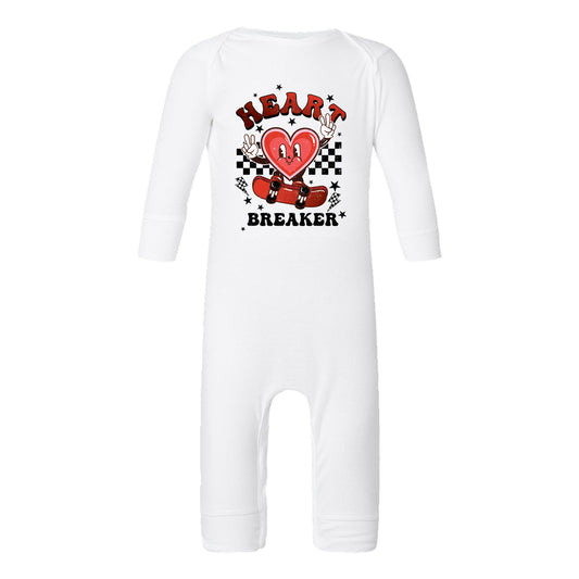 Heart Breaker Skater | Baby Graphic Romper