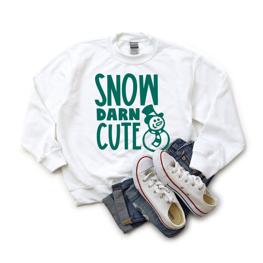 Snow Darn Cute | Youth Graphic Sweatshirt