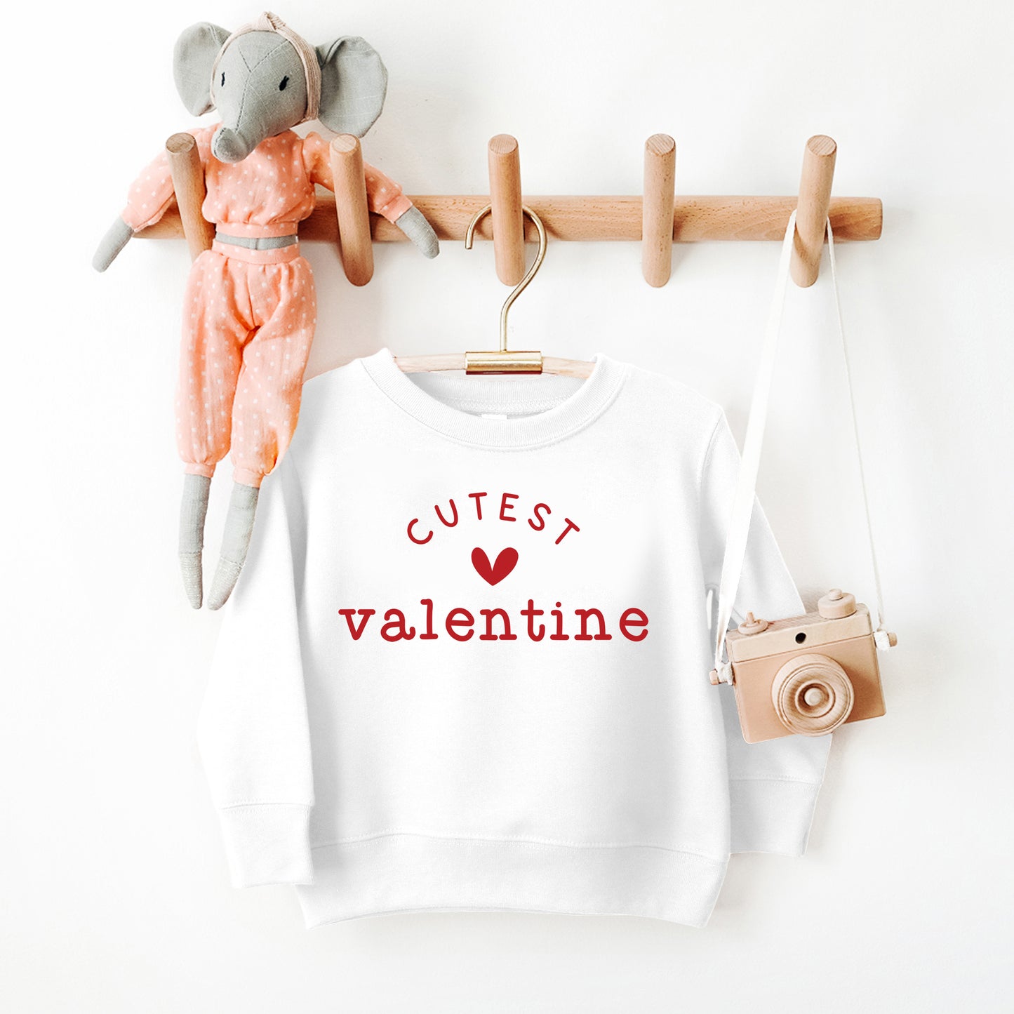Cutest Valentine | Toddler Graphic Sweatshirt