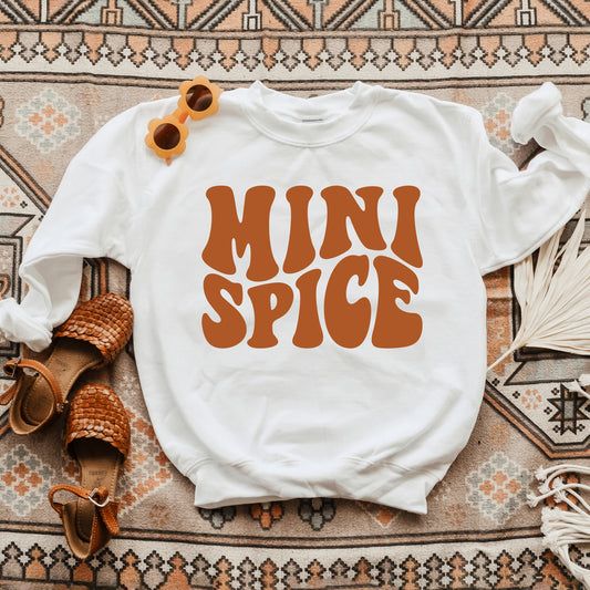 Mini Spice Wavy | Youth Graphic Sweatshirt