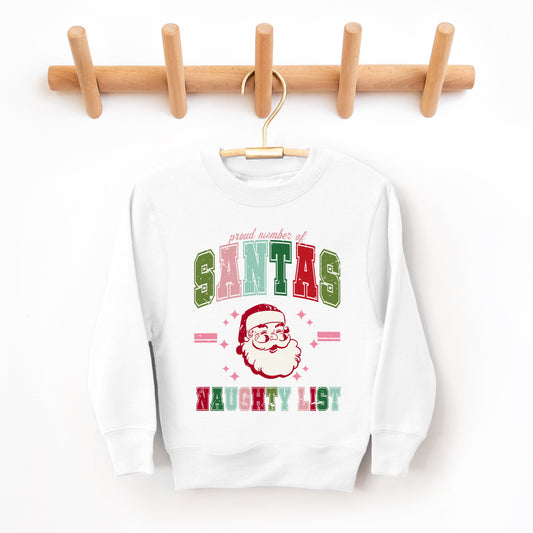 Member Of Santa's Naughty List | Youth Graphic Sweatshirt