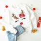 Reindeer Girl | Youth Graphic Sweatshirt