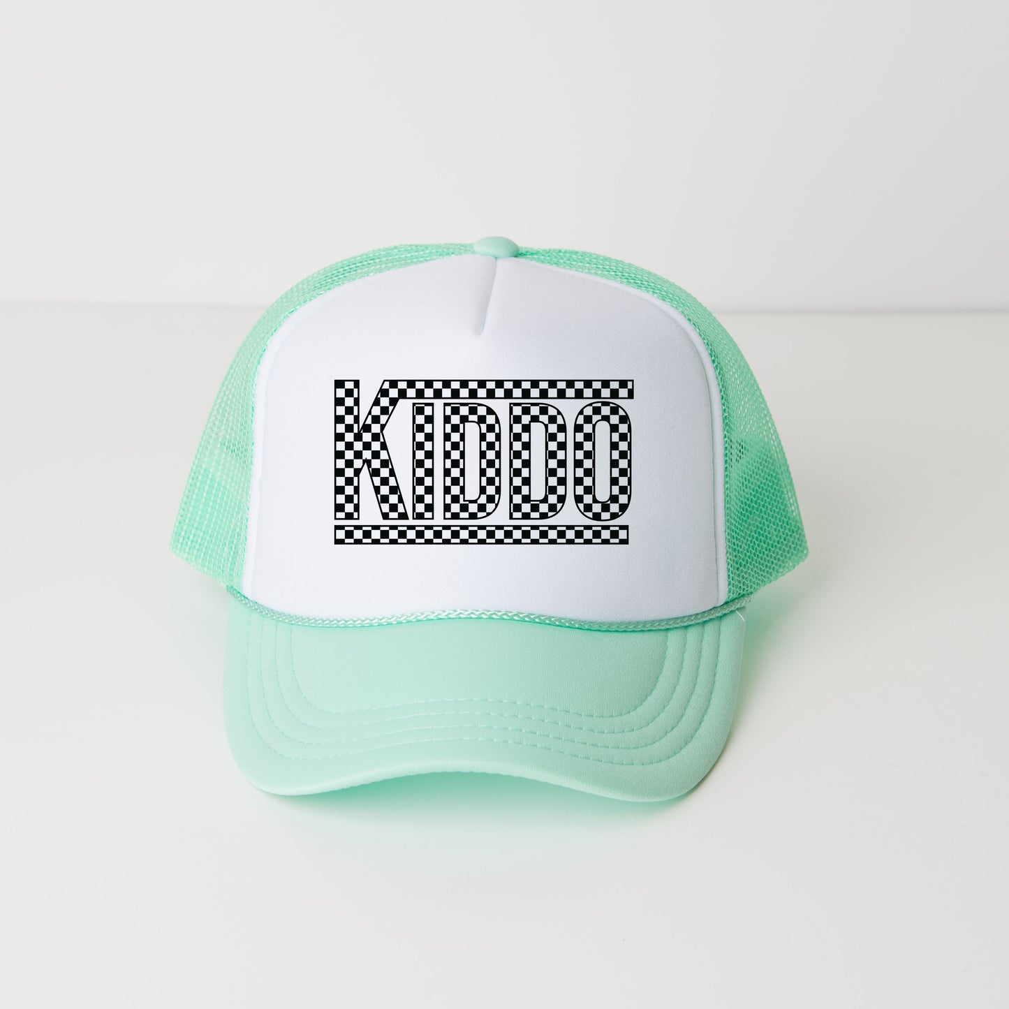 Kiddo Checkered | Youth Foam Trucker Hat