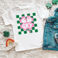 Lucky Clover Checkered | Toddler Graphic Short Sleeve Tee