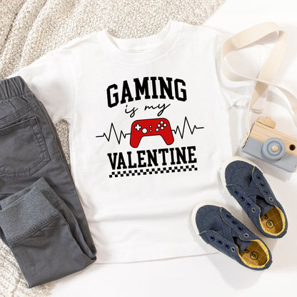 Gaming Is My Valentine | Youth Graphic Short Sleeve Tee