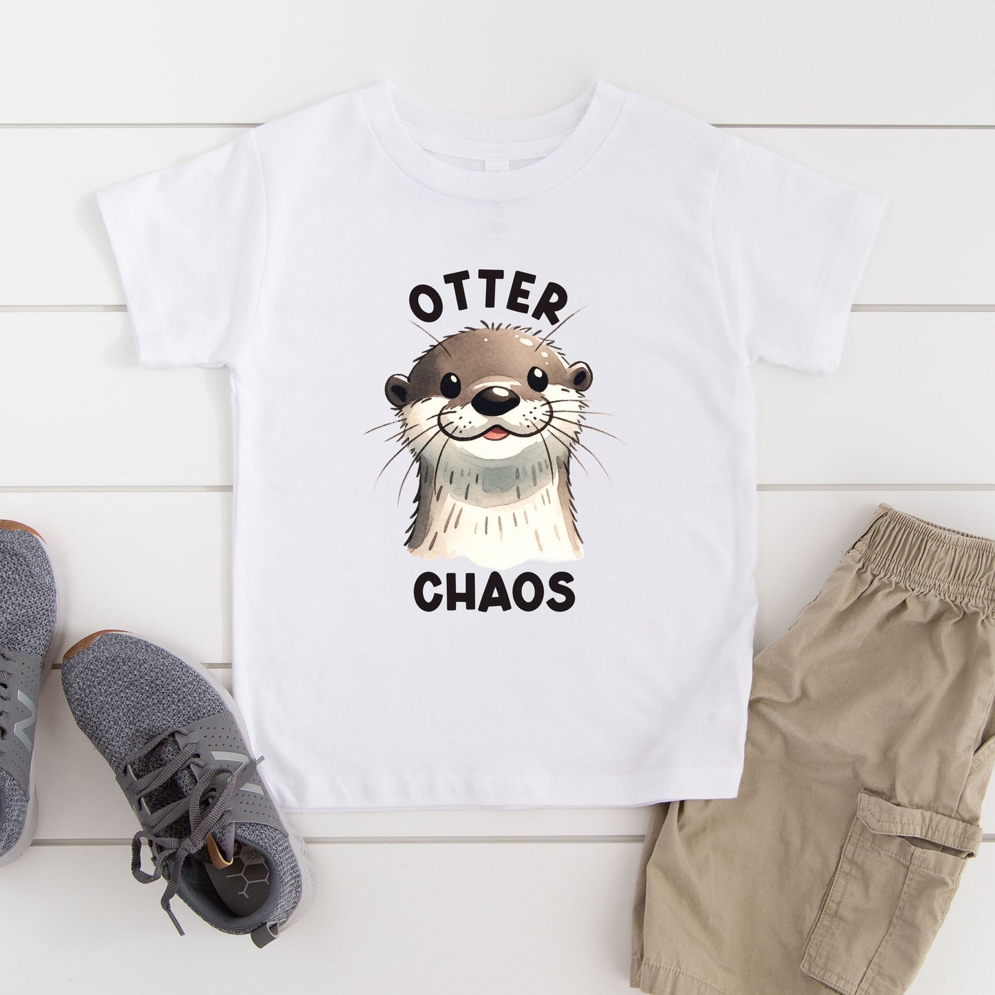 Otter Chaos | Toddler Graphic Short Sleeve Tee