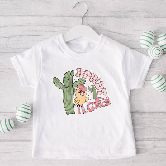 Howdy Chick | Toddler Graphic Short Sleeve Tee