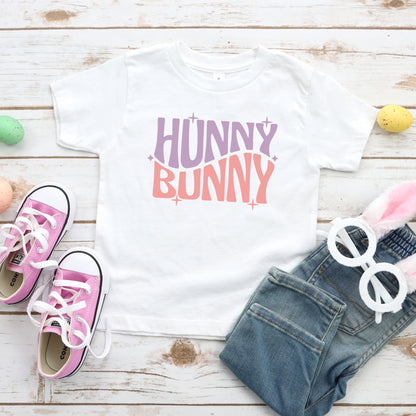 Hunny Bunny Wavy Stars | Youth Graphic Short Sleeve Tee