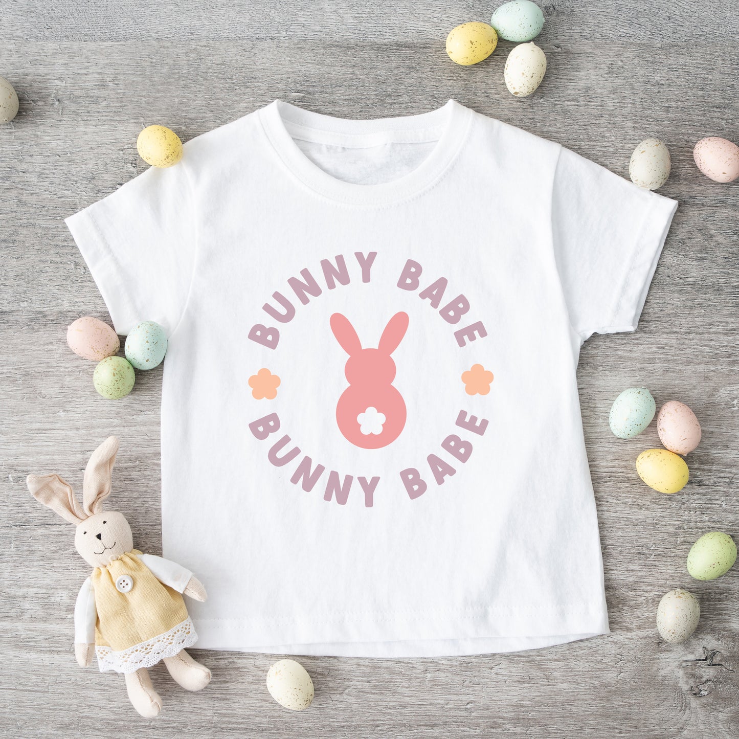 Bunny Babe Circle | Youth Graphic Short Sleeve Tee