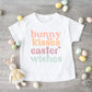 Bunny Kisses Easter Wishes | Youth Graphic Short Sleeve Tee