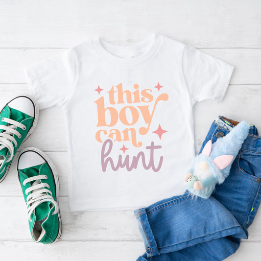 This Boy Can Hunt | Youth Graphic Short Sleeve Tee