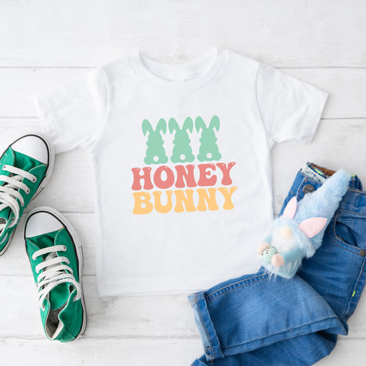 Honey Bunny Bunny Tails | Youth Graphic Short Sleeve Tee