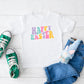 Happy Easter Wavy Colorful | Toddler Graphic Short Sleeve Tee