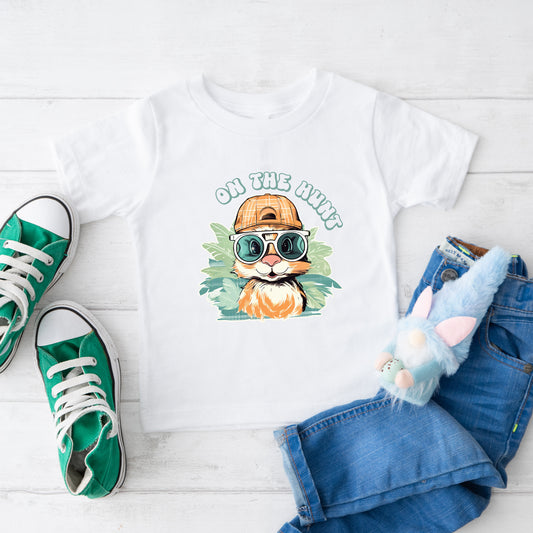 On The Hunt Bunny | Toddler Graphic Short Sleeve Tee