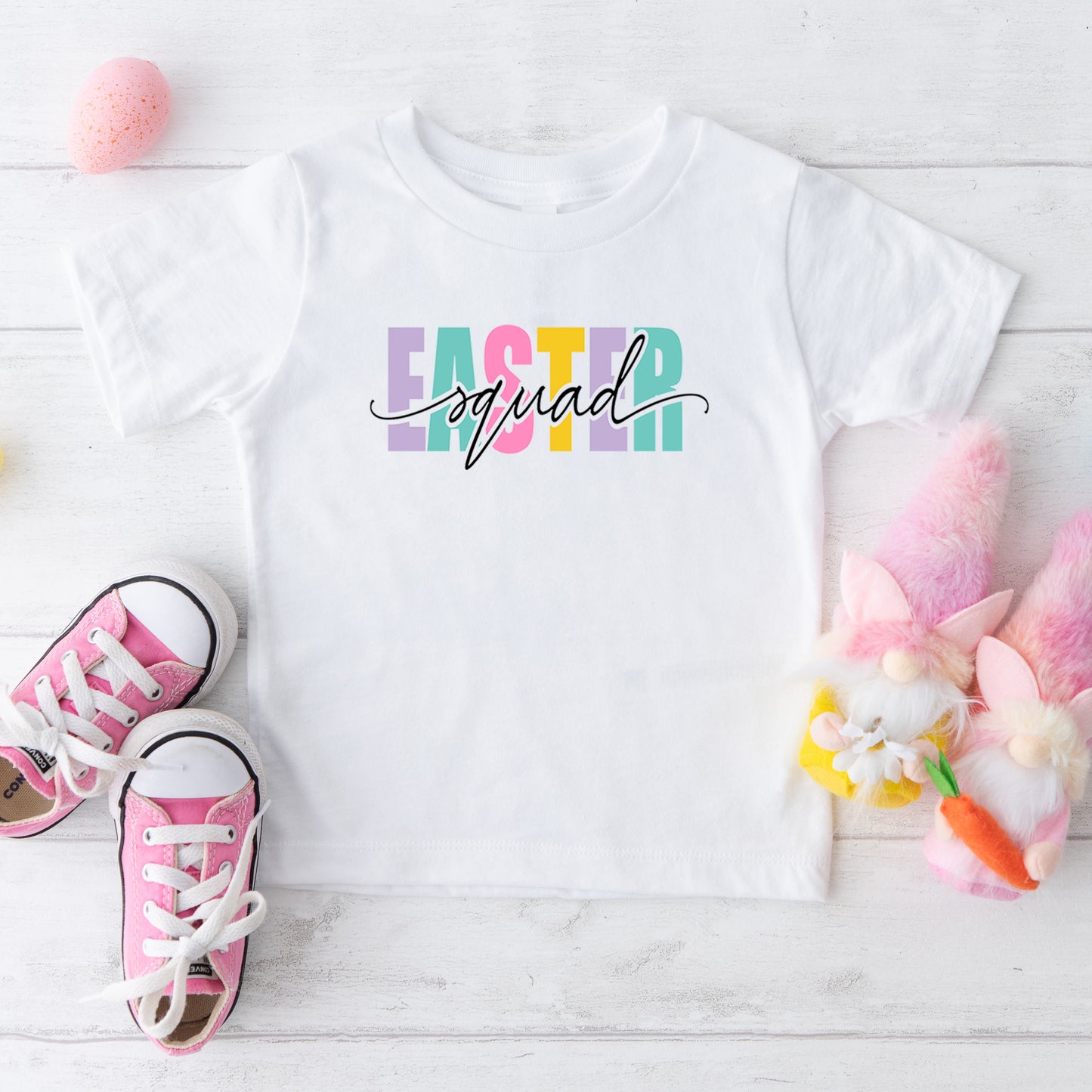 Easter Squad Colorful | Toddler Graphic Short Sleeve Tee