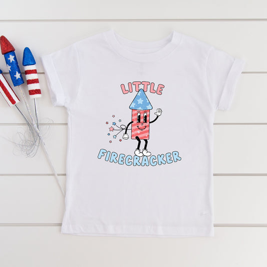 Retro Little Firecracker | Youth Graphic Short Sleeve Tee