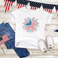 Star Flag Firework | Toddler Graphic Short Sleeve Tee