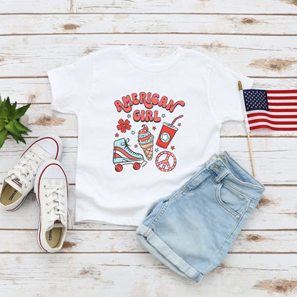 American Girl Ice Cream | Youth Graphic Short Sleeve Tee