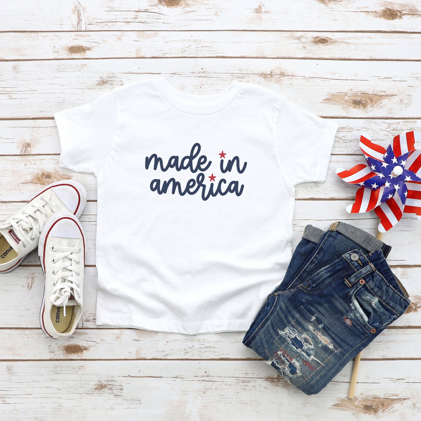 Made In America Stars | Youth Graphic Short Sleeve Tee