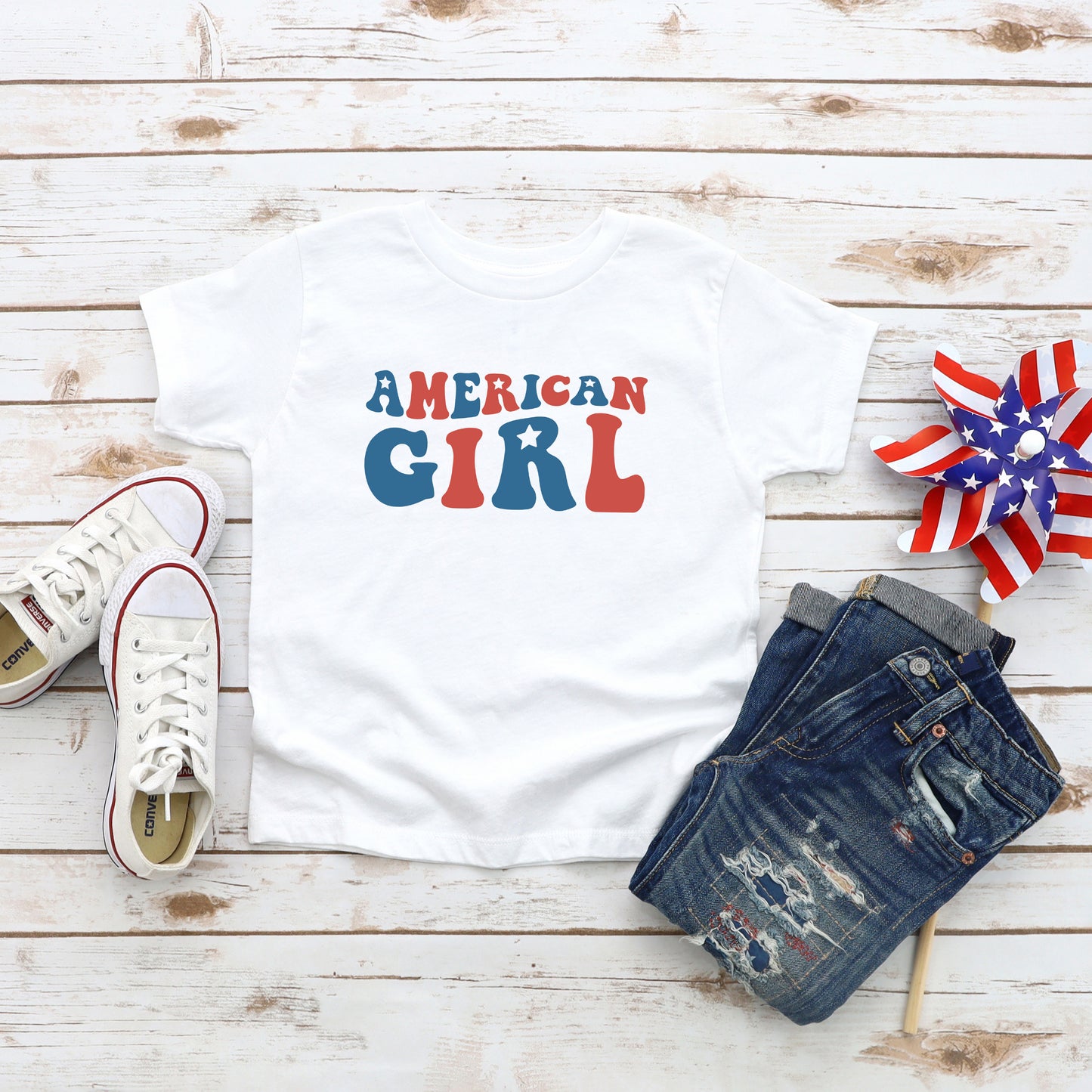 American Girl Stars | Youth Graphic Short Sleeve Tee