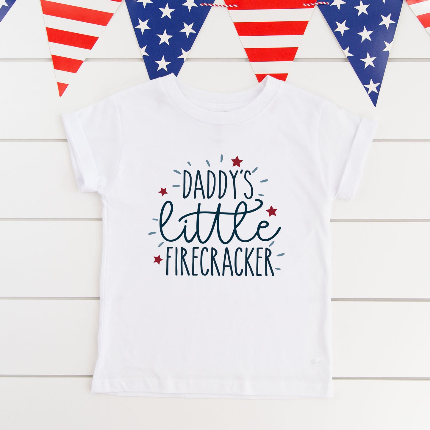 Daddy's Little Firecracker | Youth Graphic Short Sleeve Tee