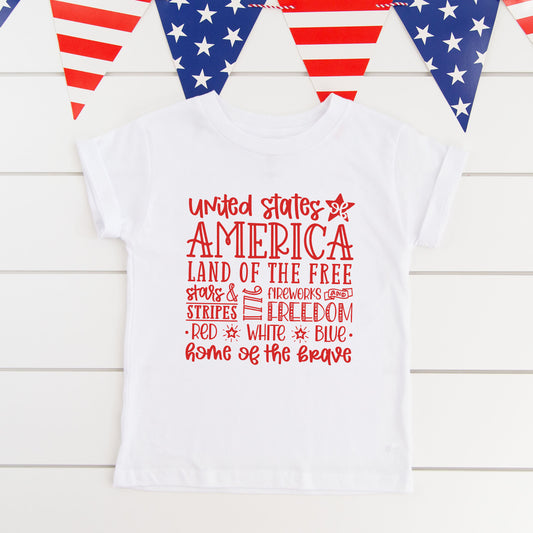 4th Of July Subway | Youth Graphic Short Sleeve Tee