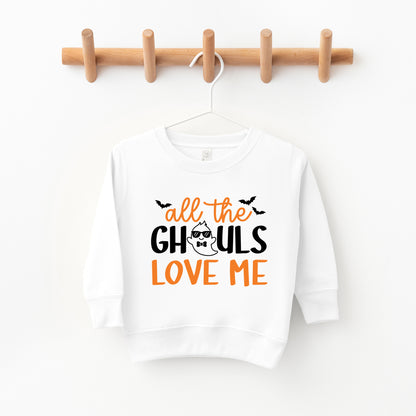 All The Ghouls Love Me Bats | Toddler Graphic Sweatshirt