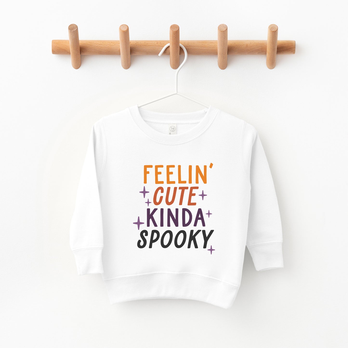 Feelin' Cute Kinda Spooky | Toddler Graphic Sweatshirt