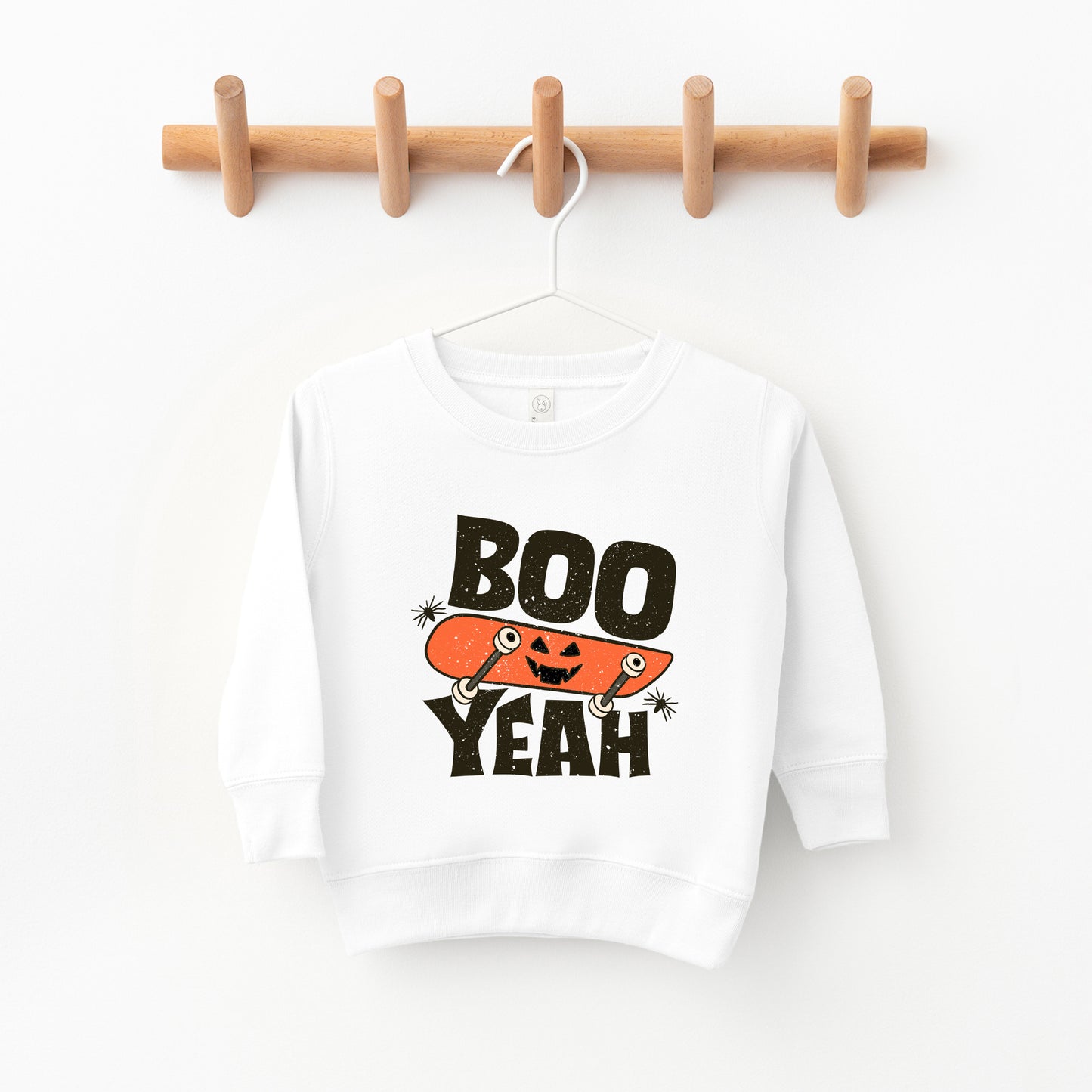 Boo Yeah Skateboard | Toddler Graphic Sweatshirt