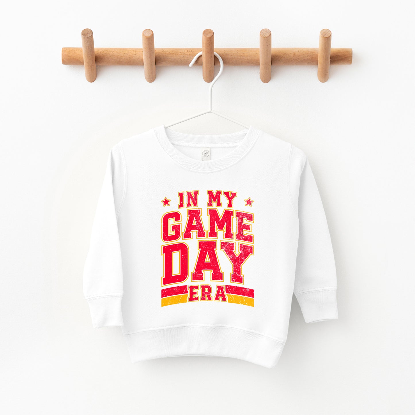 In My Game Day Era - Red | Toddler Graphic Sweatshirt