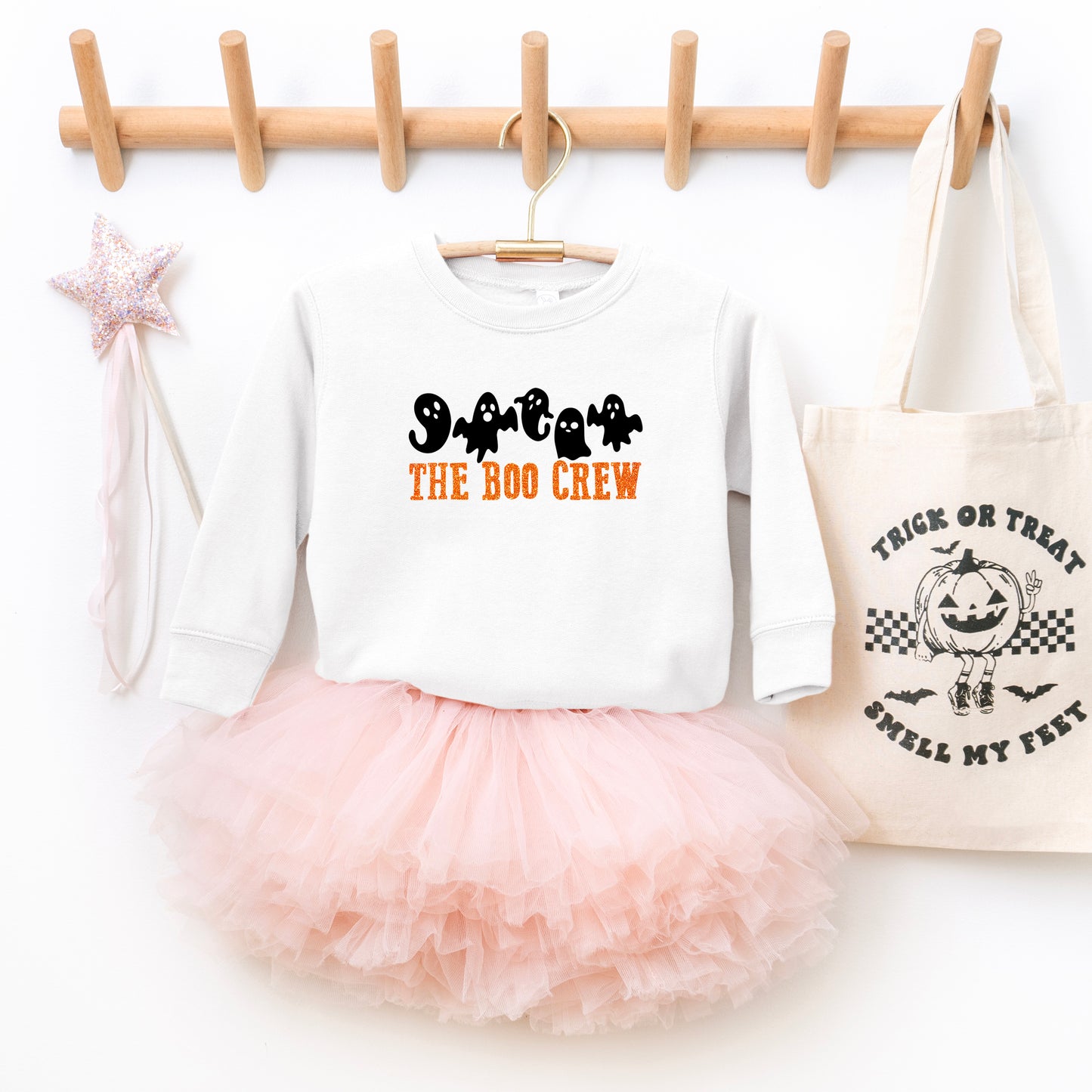 The Boo Crew Glitter | Toddler Graphic Sweatshirt