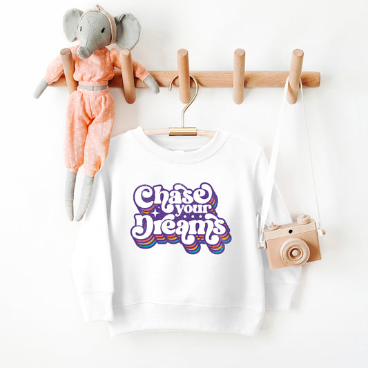 Chase Your Dreams Retro | Toddler Graphic Sweatshirt