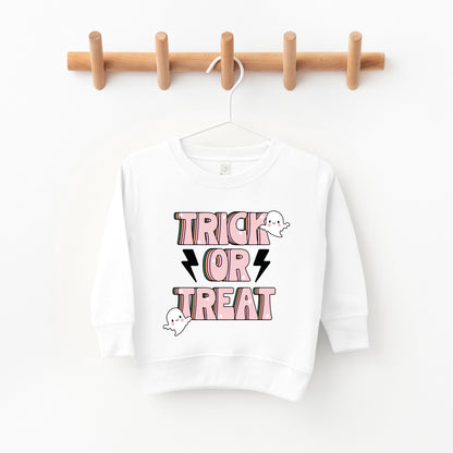 Trick Or Treat Lightning Bolt | Toddler Graphic Sweatshirt