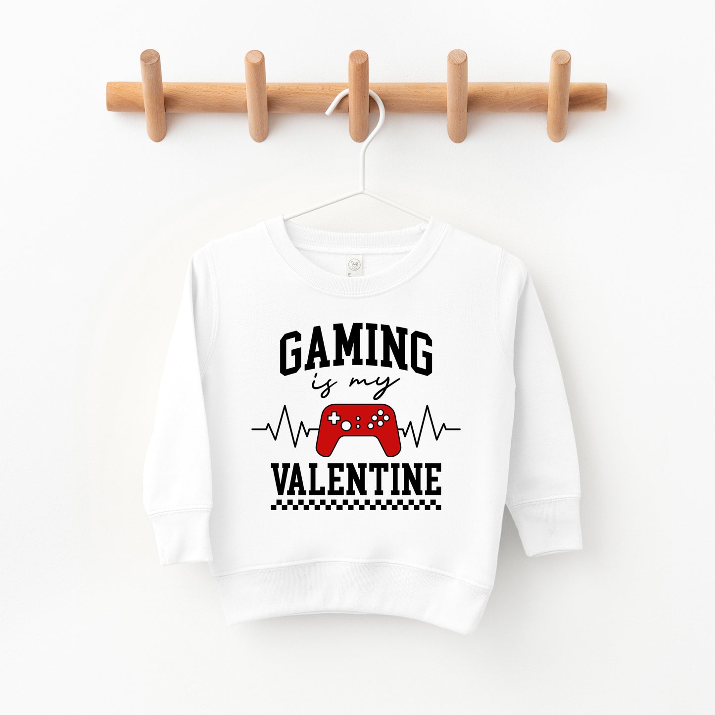 Gaming Is My Valentine | Toddler Graphic Sweatshirt