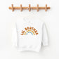 Lil Brother Stacked Curved | Toddler Graphic Sweatshirt