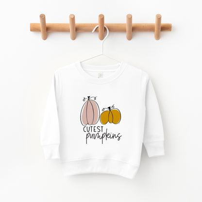 Cutest Pumpkins | Toddler Graphic Sweatshirt