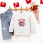Coquette Valentine Vibes | Toddler Graphic Sweatshirt