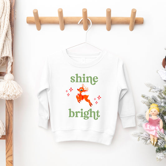 Shine Bright Deer | Toddler Graphic Sweatshirt