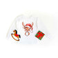 Cute Reindeer Head | Toddler Graphic Long Sleeve Tee