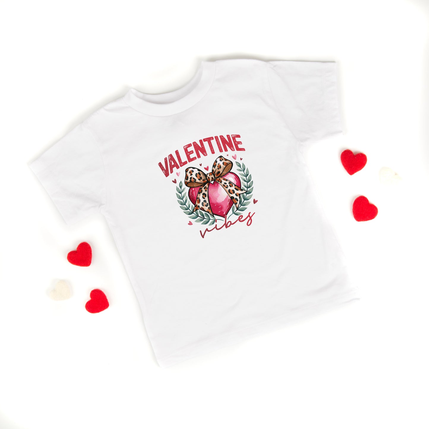 Coquette Valentine Vibes | Youth Graphic Short Sleeve Tee