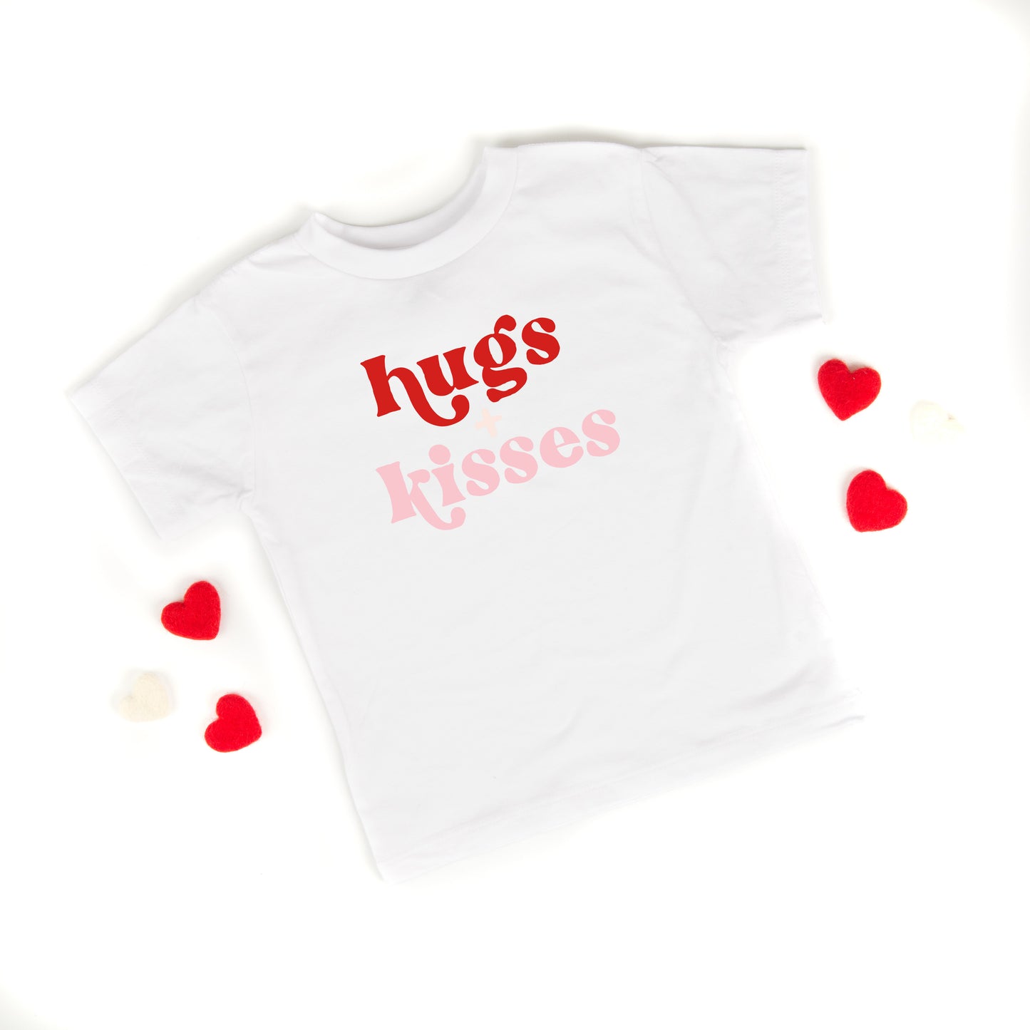 Hugs And Kisses | Youth Graphic Short Sleeve Tee