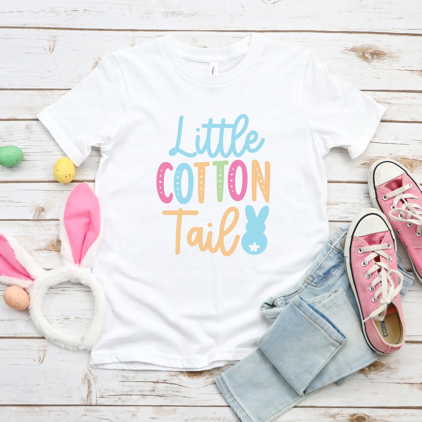 Little Cotton Tail | Toddler Graphic Short Sleeve Tee