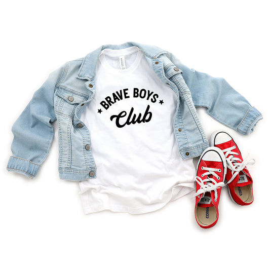 Brave Boys Club Stars | Toddler Graphic Short Sleeve Tee