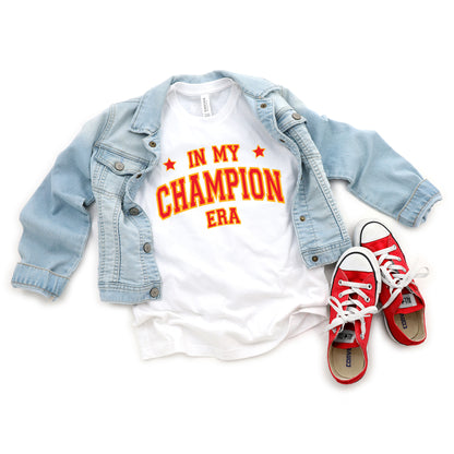 Red In My Champion Era | Toddler Graphic Short Sleeve Tee