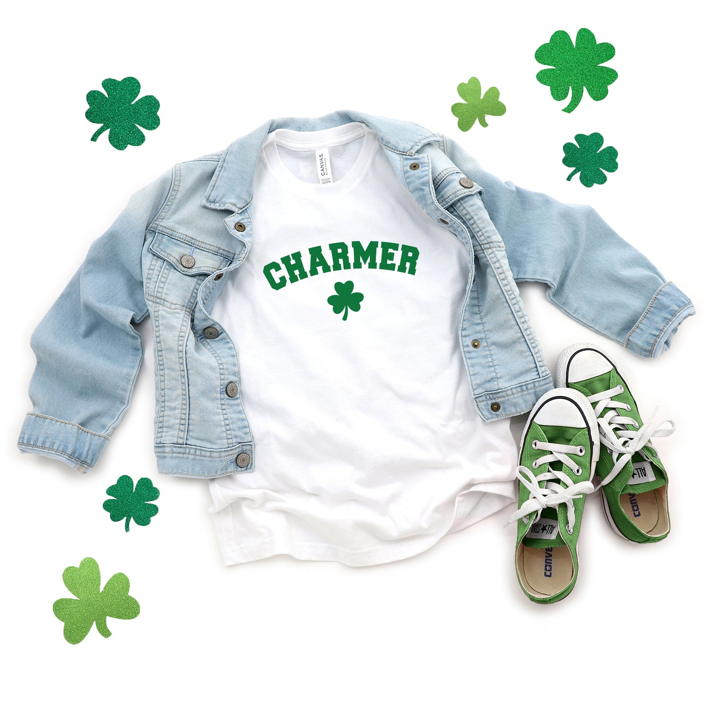 Charmer Clover | Toddler Graphic Short Sleeve Tee