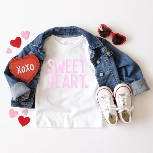 Sweetheart Puff Print | Youth Graphic Short Sleeve Tee