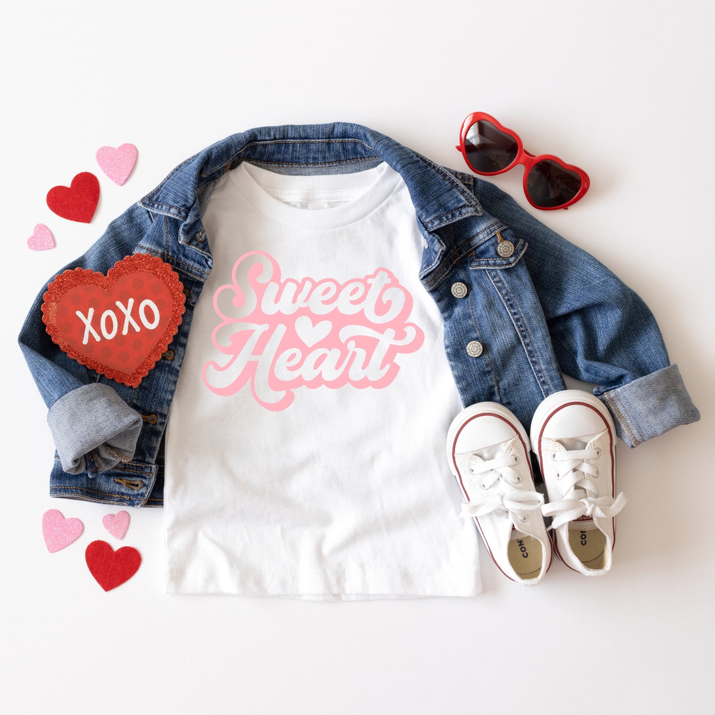 Sweet Heart With Heart | Youth Graphic Short Sleeve Tee